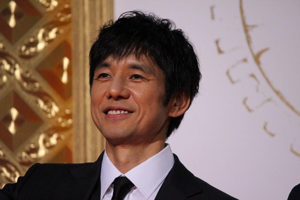 　ドラマ「黄金の刻」の記者会見に出席した西島秀俊