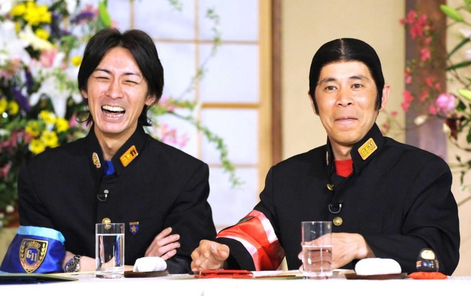 　「ゴチ」に出演した矢部浩之（左）と岡村隆史（２０１０年２月１８日放送）