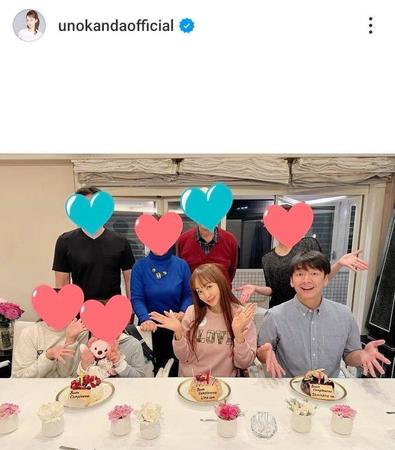 　神田うののインスタグラム＠ｕｎｏｋａｎｄａｏｆｆｉｃｉａｌより  