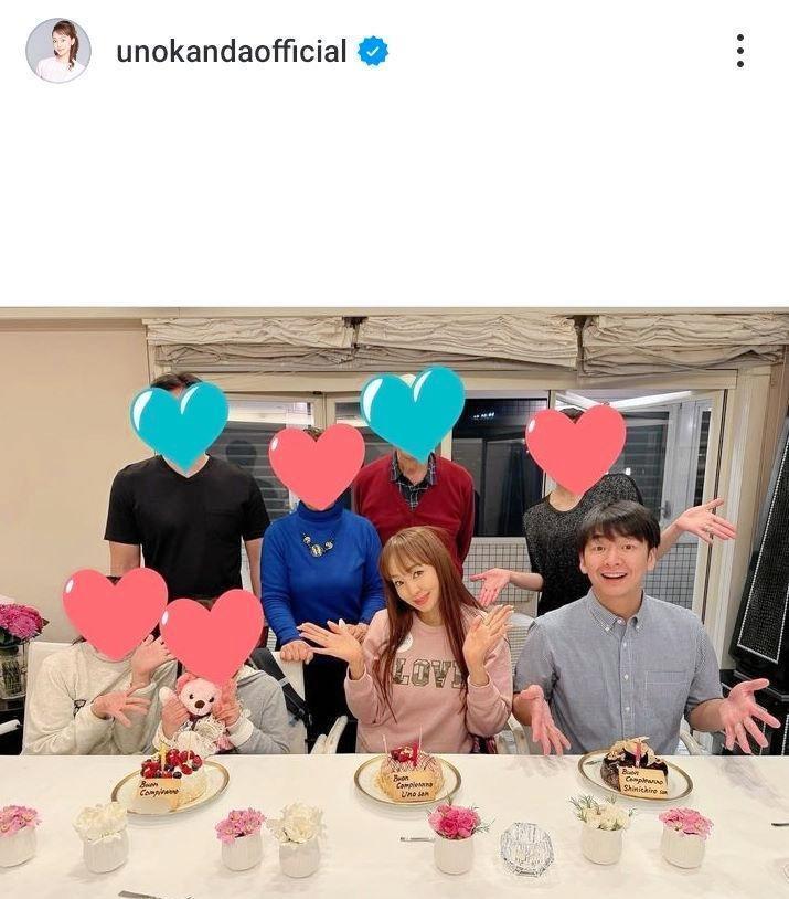 　神田うののインスタグラム＠ｕｎｏｋａｎｄａｏｆｆｉｃｉａｌより  