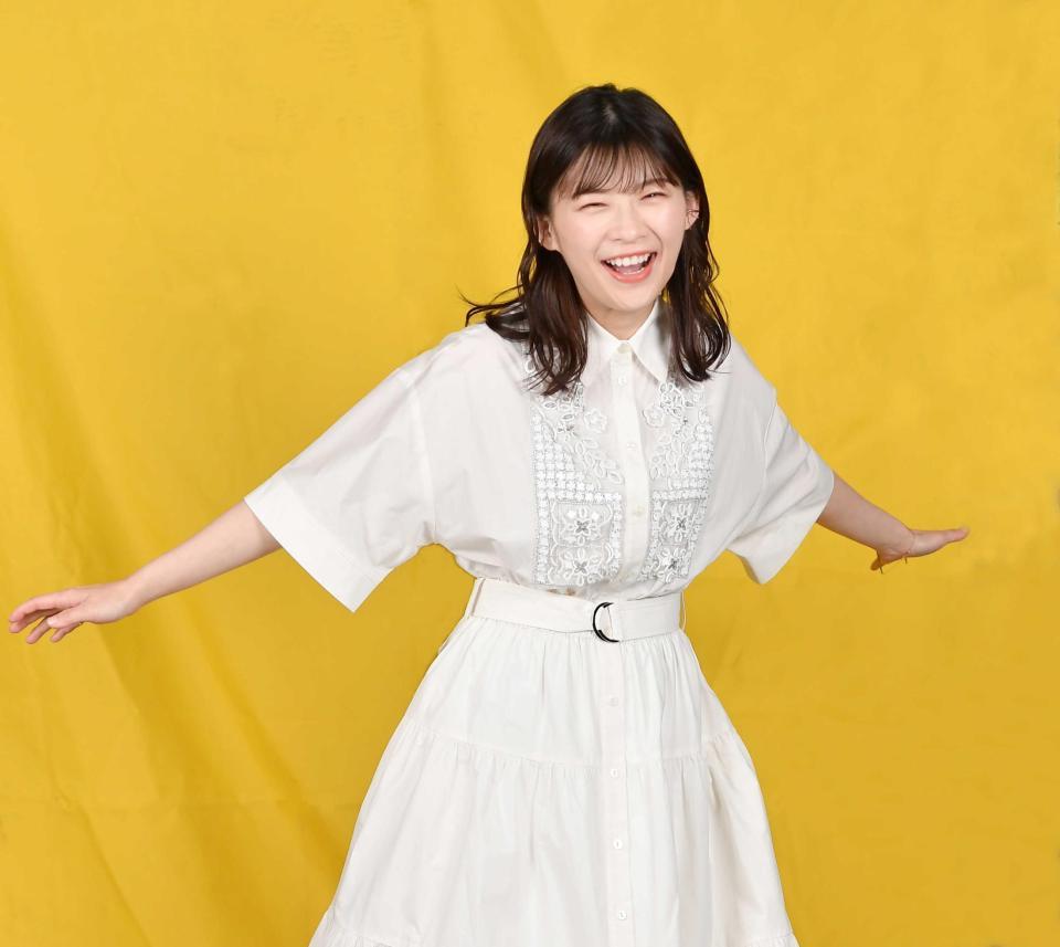　快活な笑顔が魅力の伊藤沙莉（撮影・開出牧）