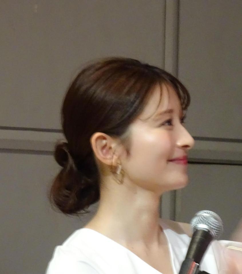 　イベントで司会を務めた山本里菜アナウンサー