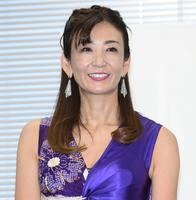 　変わらぬ美貌を披露した中島史恵（撮影・堀内翔）