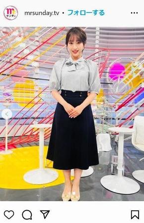 　フジテレビ「Ｍｒ．サンデー」インスタグラム＠ｍｒｓｕｎｄａｙ．ｔｖから