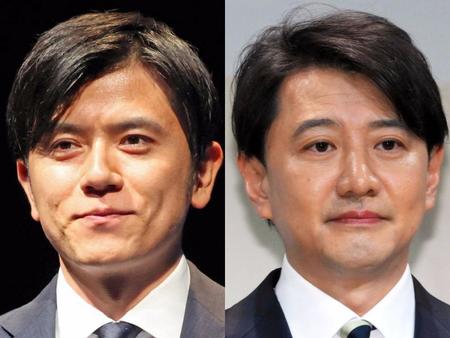 　青木源太アナウンサー（左）と青井実アナウンサー