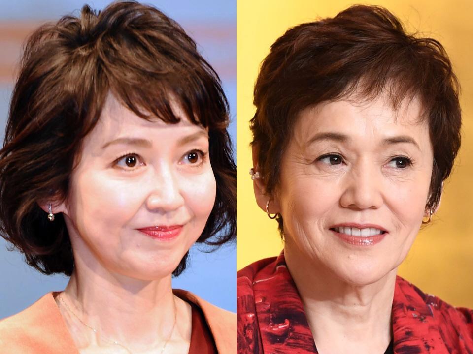 　賀来千香子（左）と大竹しのぶ