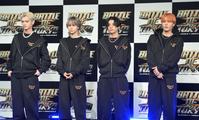 　「ＢＡＴＴＬＥ　ＯＦ　ＴＯＫＹＯ　緊急記者会見」に集結したＷＯＬＦ　ＨＯＷＬ　ＨＡＲＭＯＮＹ（撮影・伊藤笙子）