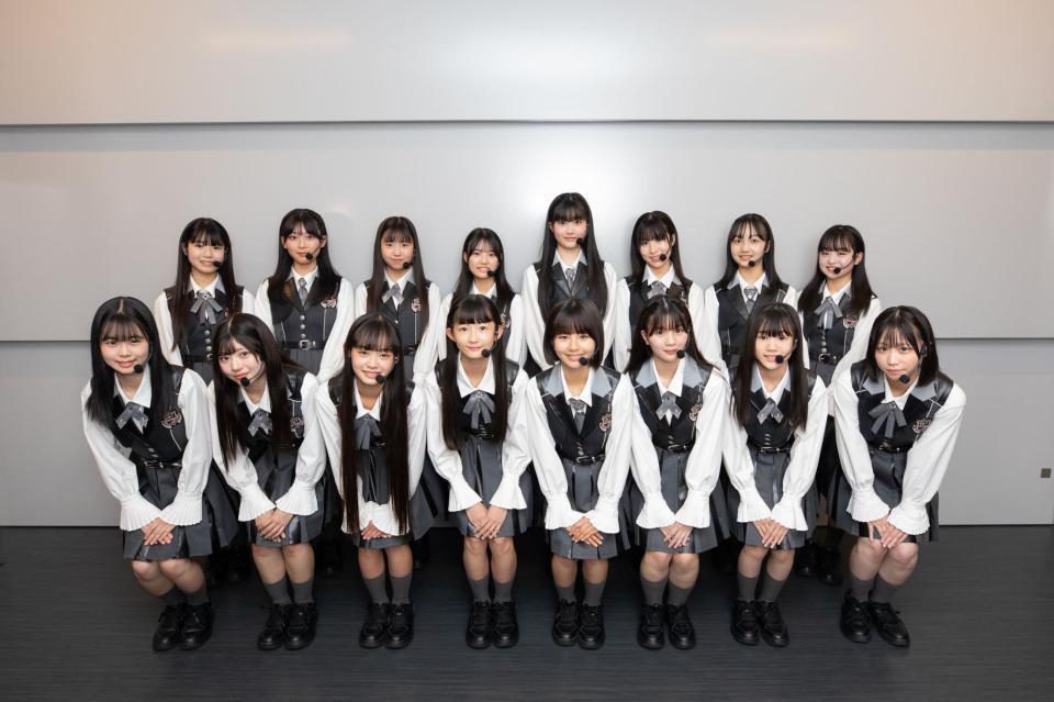 　ＨＫＴ４８の７期生集合写真（Ｃ）ＨＫＴ４８