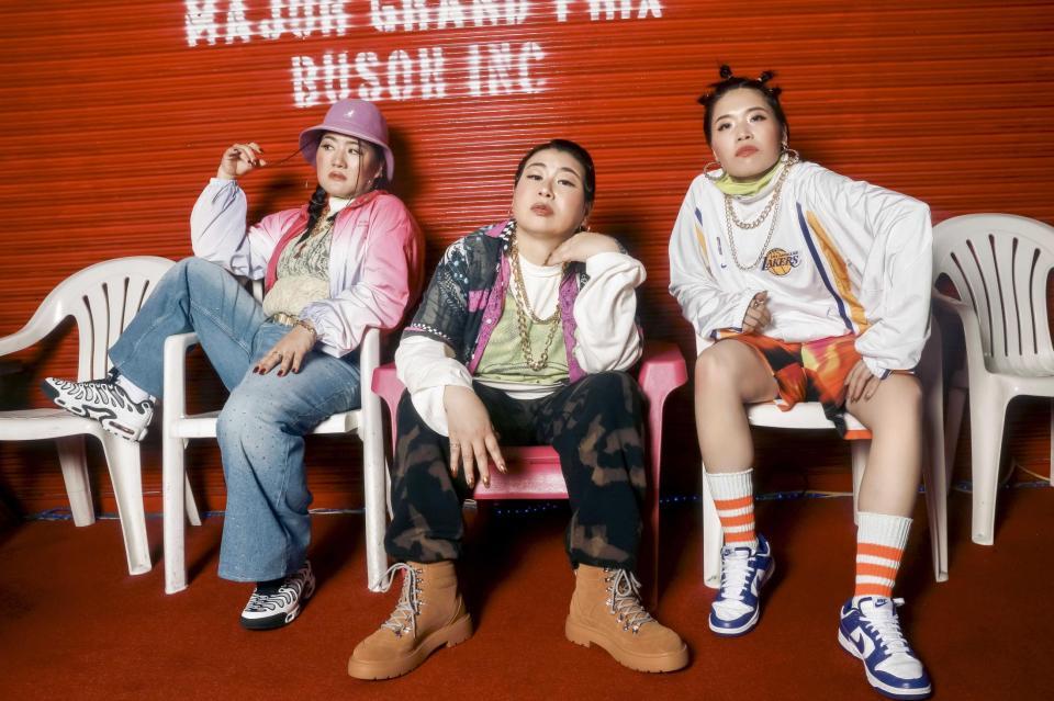 　ＭｙＭの（左から）Ｙｏｓｈｉｋｏ、Ｍｉｙｕｋｉ、Ｍａｈｉｒｕ