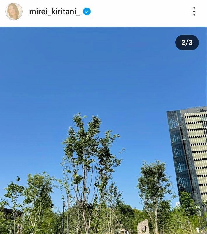 　桐谷美玲のインスタグラム＠ｍｉｒｅｉ＿ｋｉｒｉｔａｎｉ＿より