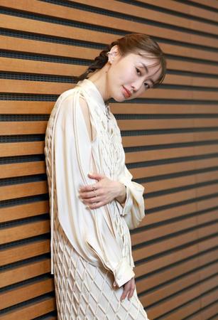 　映画「湖の女たち」で主演し難役に挑んだ松本まりか（撮影・金田祐二）