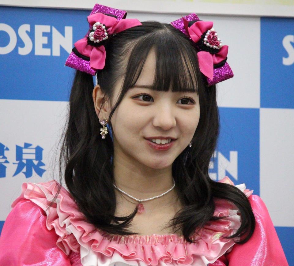 　発売記念イベントに出席したＳＫＥ４８・末永桜花