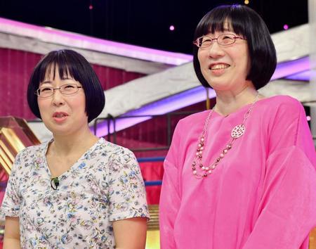 　阿佐ヶ谷姉妹の渡辺江里子（右）と木村美穂