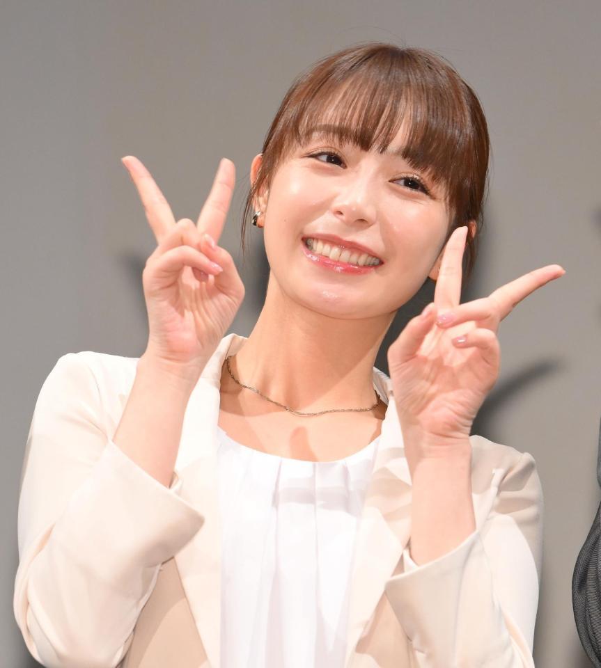 　ＡＯＩ　Ｐｒｏ．コント公演「混頓ｖｏｌ．３」初日前会見に登壇した宇垣美里（撮影・伊藤笙子）