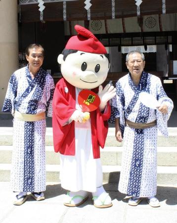 　桂ざこばさん（右）と桂三枝（現文枝）＝２０１０年７月２０日