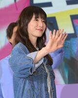 　フジテレビ系ドラマ「ギークス　～警察署の変人たち～」制作発表に登場した松岡茉優（撮影・伊藤笙子）
