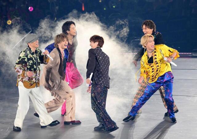 キスマイ6人 七夕の夜に舞い降りた 2年ぶりドームツアー東京公演最終