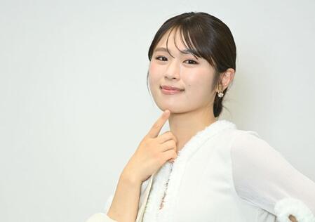 　映画「あのコはだぁれ？」で主演を務める渋谷凪咲（撮影・棚橋慶太）