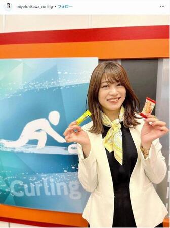 　市川美余さんインスタグラム＠ｍｉｙｏｉｃｈｉｋａｗａ＿ｃｕｒｌｉｎｇ