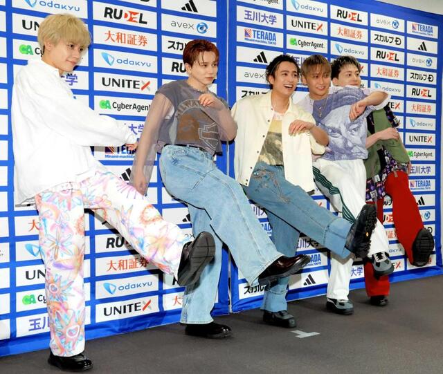 Da-iCE興奮!全員で初の国立競技場パフォ J1・町田-横浜M戦 Da-iCE興奮!全員で初の国立競技場パフォ J1・町田-横浜M戦