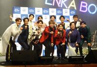 　「通う男子。１０周年フェスティバル」取材会に出席した徳永ゆうき（下段右から２番目）