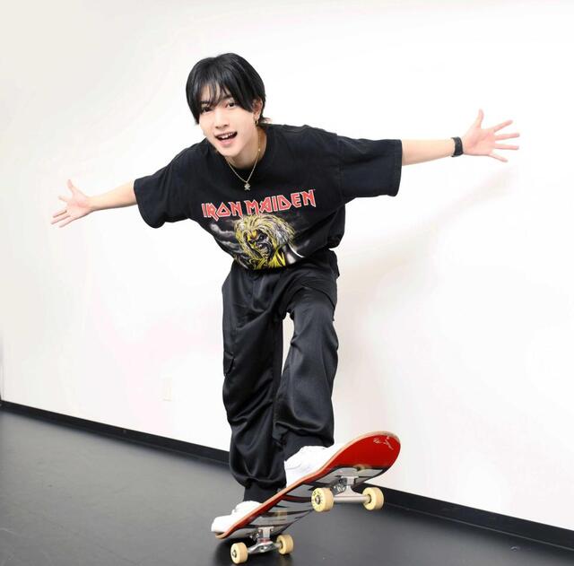 3歳からボーダー・7 MEN 侍の中村嶺亜 スケボー・パーク日本代表