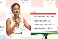 　会見に出席した池田美優