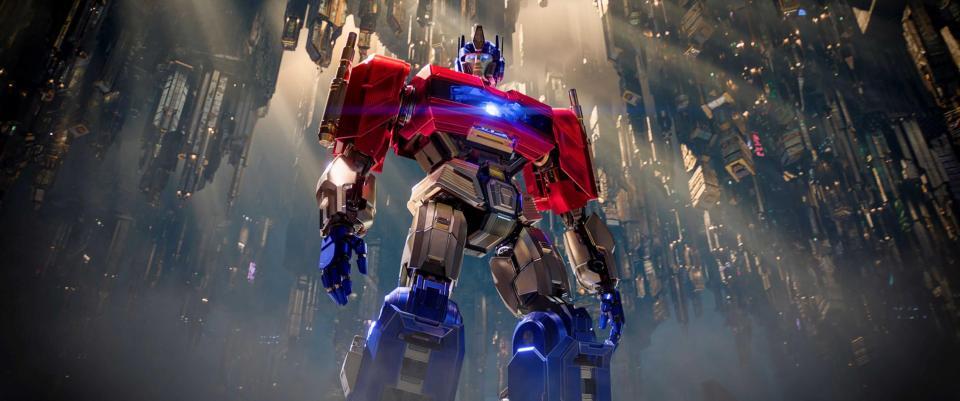 　映画「トランスフォーマー／ＯＮＥ」のメインビジュアル（Ｃ）２０２４　ＰＡＲＡＭＯＵＮＴ　ＡＮＩＭＡＴＩＯＮ．　Ａ　ＤＩＶＩＳＩＯＮ　ＯＦ　ＰＡＲＡＭＯＵＮＴ　ＰＩＣＴＵＲＥＳ　ＨＡＳＢＲＯ．　ＴＲＡＮＳＦＯＲＭＥＲＳ　ＡＮＤ　ＡＬＬＲＥＬＡＴＥＤ　ＣＨＡＲＡＣＴＥＲＳ　ＡＲＥ　ＴＲＡＤＥＭＡＲＫＳ　ＯＦ　ＨＡＳＢＲＯ．　（Ｃ）２０２４　ＨＡＳＢＲＯ