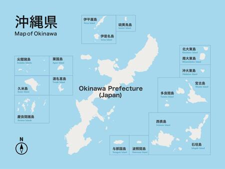 沖縄、尖閣諸島地図(kanna999／stock.adobe.com)