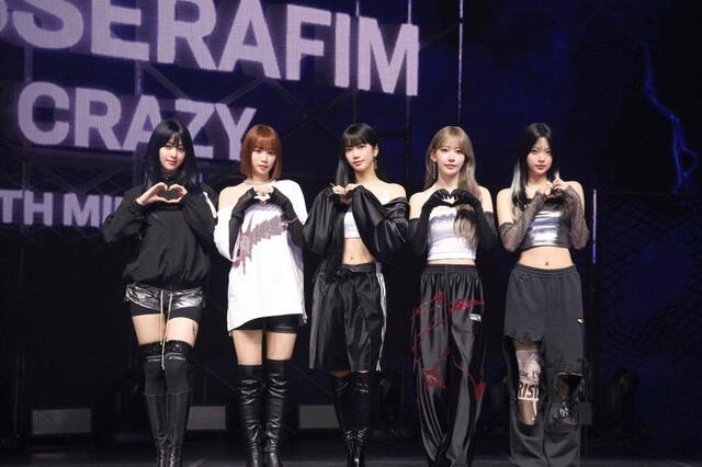 LE SSERAFIMが韓国でショーケースを開催 宮脇咲良「100万