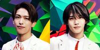 　舞台「ジャングル大帝」後編の「ルネ＆ルッキオ編」で主演を務める少年忍者・深田竜生（左）と黒田光輝