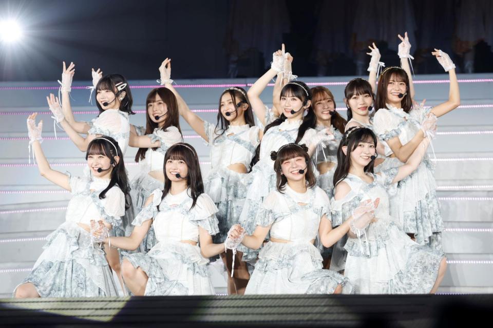 　「真夏の全国ツアー２０２４」ファイナルを行った乃木坂４６＝東京・神宮球場