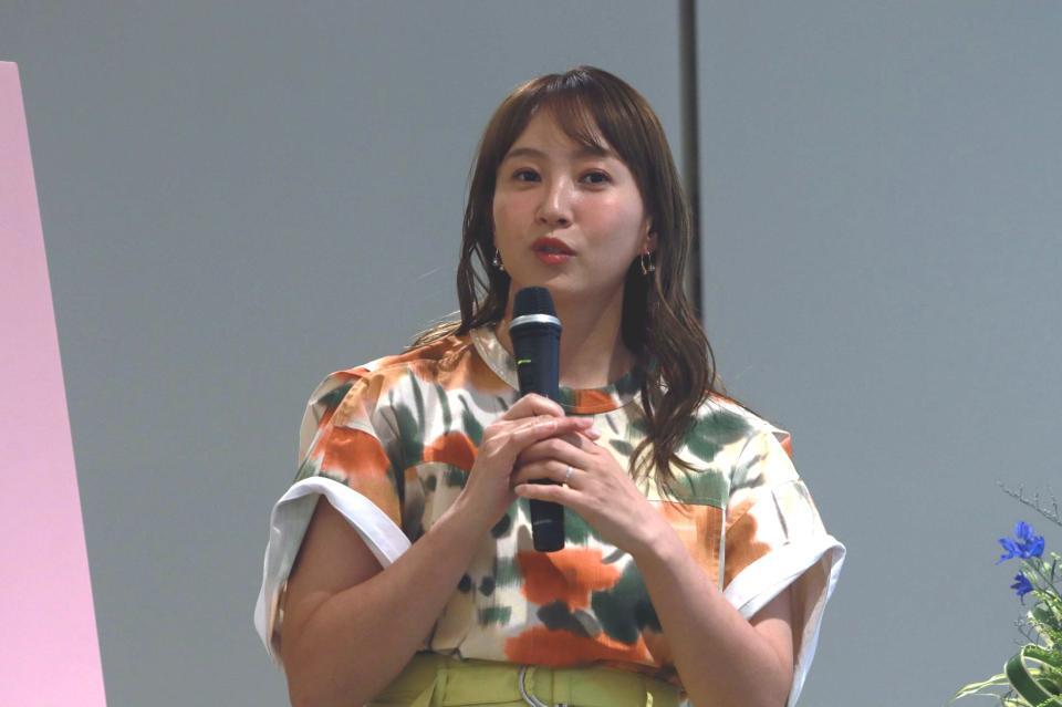 　イベントに登壇した藤本美貴