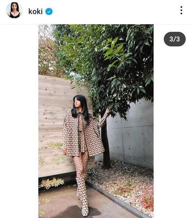 　２３年１月のＫｏｋｉ，のインスタグラム＠ｋｏｋｉより