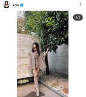 　２３年１月のＫｏｋｉ，のインスタグラム＠ｋｏｋｉより