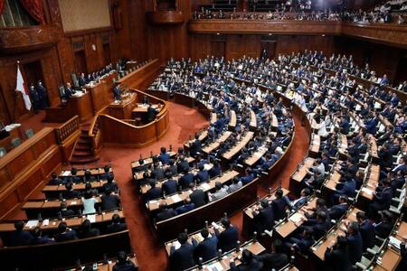 　開かれた衆院本会議