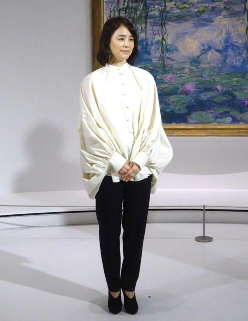 石田ゆり子 19歳のときにモネの「睡蓮」に感動「忘れられないんです