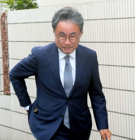 　弔問に訪れた三谷幸喜氏