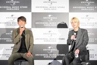 　「ＵＮＩＶＥＲＳＡＬ　ＭＵＳＩＣ　ＳＴＯＲＥ　ＨＡＲＡＪＵＫＵ」一周年を記念して、同社社長兼ＣＥＯの藤倉尚氏とＳＫＹ-ＨＩの対談が実現