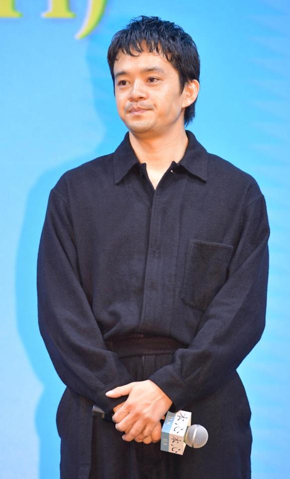 登壇した池松壮亮（撮影・持木克友）