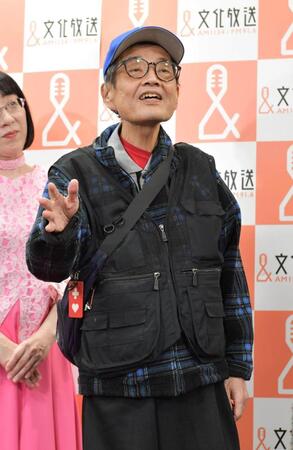 　会見する森永卓郎氏（撮影・持木克友）