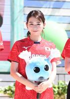 Ｗ杯バレー２０２３開幕５０日前イベントに出席したフジテレビ・小室アナ＝２０２３年７月