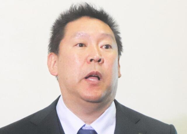 Ｎ党 立花党首 南あわじ市長選出馬表明