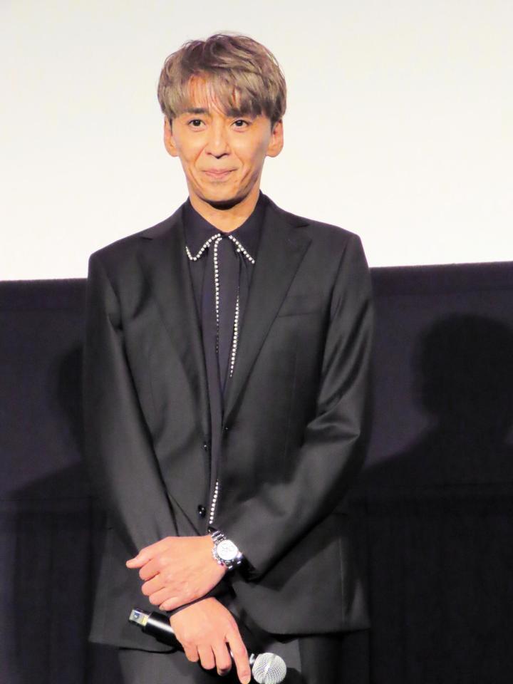 　公開記念舞台あいさつに出席した森且行