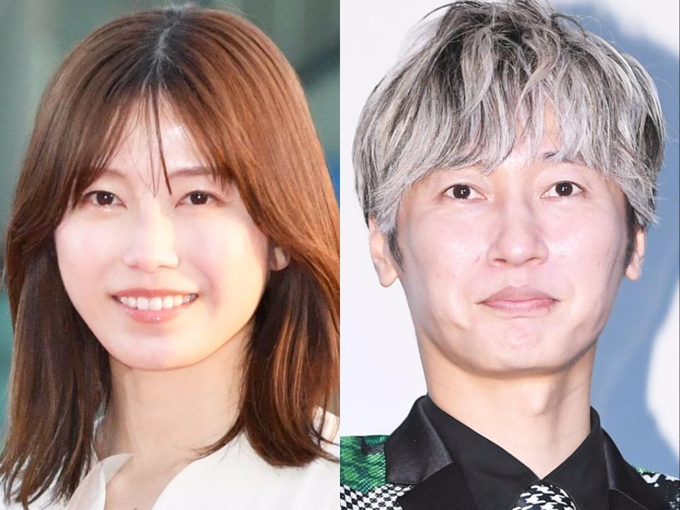 　横山由依（左）と後上翔太