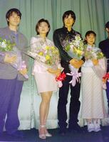 　映画「Ｌｏｖｅ　Ｌｅｔｔｅｒ」で豊川悦司らと共演した中山美穂さん＝１９９５年