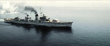 　劇中に登場する　駆逐艦「雪風」　©２０２５　Ｙｕｋｉｋａｚｅ　Ｐａｒｔｎｅｒｓ．