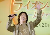 　劇中歌の「君みたいな兄弟」を披露した松田元太（撮影・吉澤敬太）