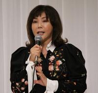 　「中村雅俊芸能生活５０周年記念公演」の制作発表に出席した小川菜摘＝２０２４年５月