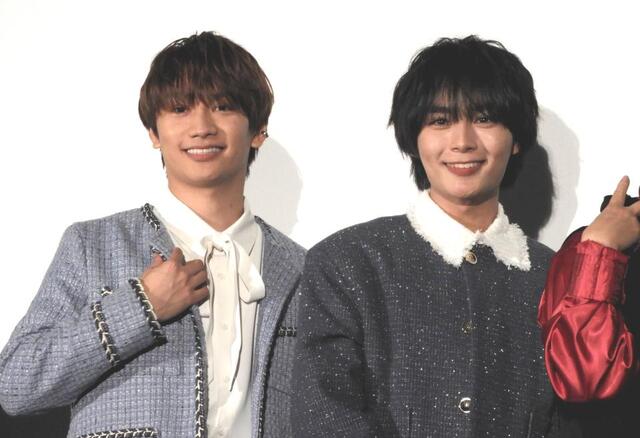 なにわ男子・大西流星＆藤原丈一郎「小さい頃から大好きだった忍たまの